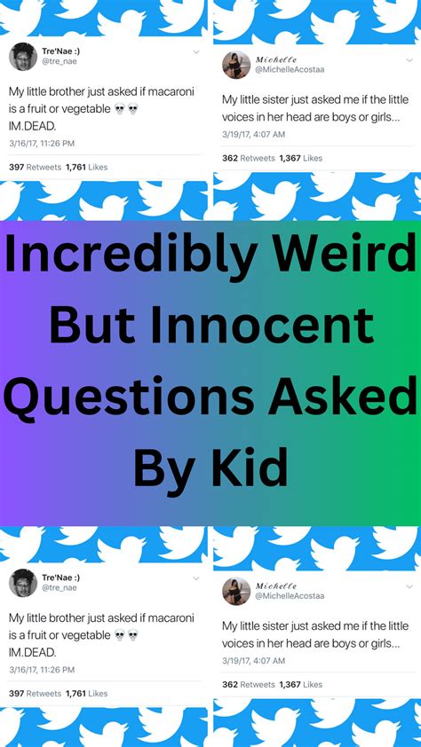 Unique Innocent questions .